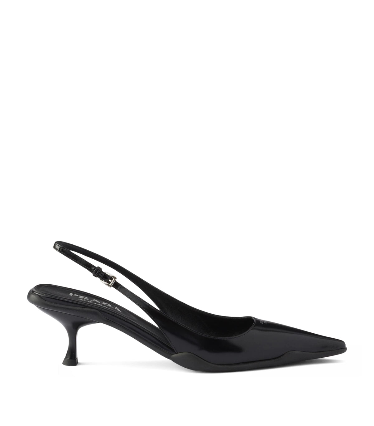 Prada Brushed Leather Slingback Pumps 55