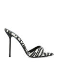 Paris Texas Canvas Zebra Lidia Mules 105