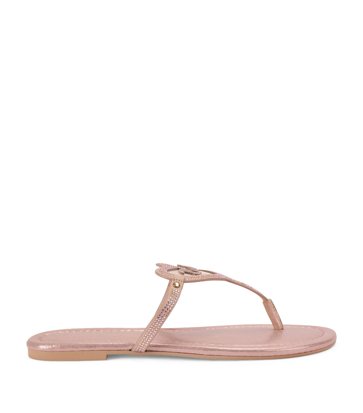 Kurt Geiger London Leather Heart T-Bar Sandals