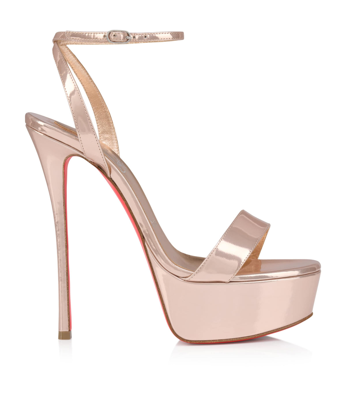 Christian Louboutin Loubi Queen Alta Patent Leather Sandals 150