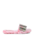 Kurt Geiger London Faux Fur Bow Sandals