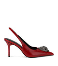 Kurt Geiger London Leather Belsize Eagle Slingback Heels
