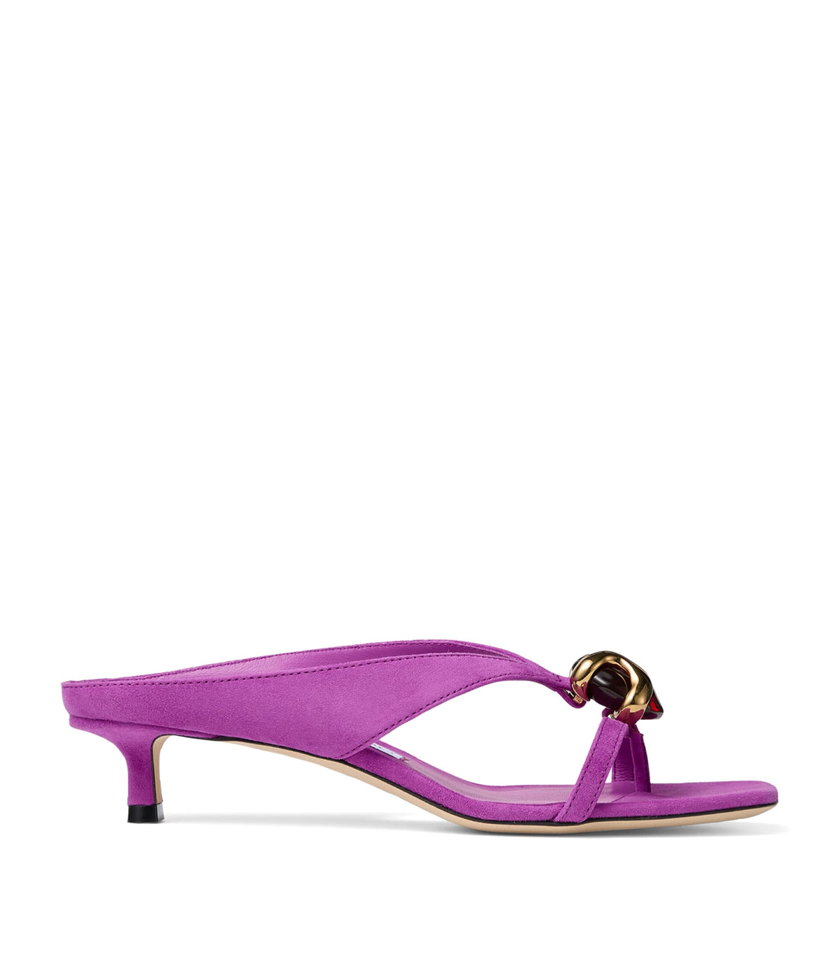 Jimmy Choo Emeristone 35 Suede Heeled Mules