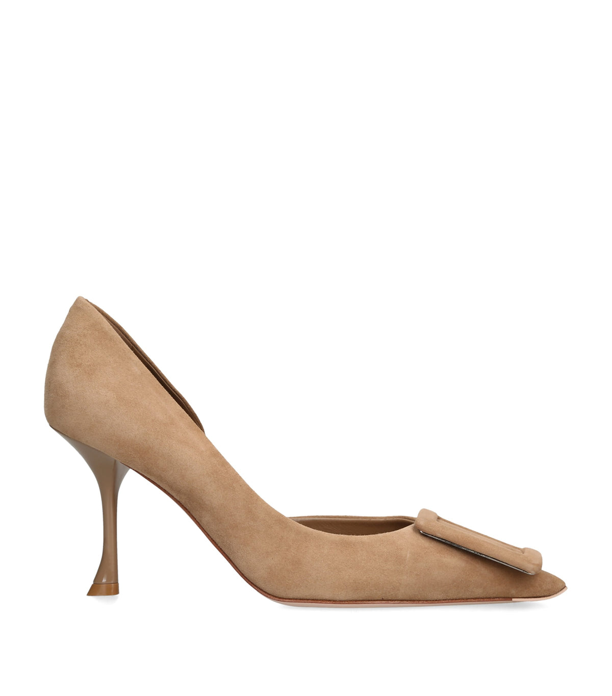 Roger Vivier Suede Viv In The City Pumps 85