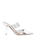 Alaïa Leather Coeur Mules 90