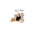 René Caovilla Eden Nude Sandal 80 - Pink with Bows