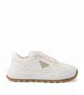 Prada Leather Triangle Sneakers