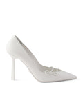 Prada Leather Bow-Detail Pumps 100