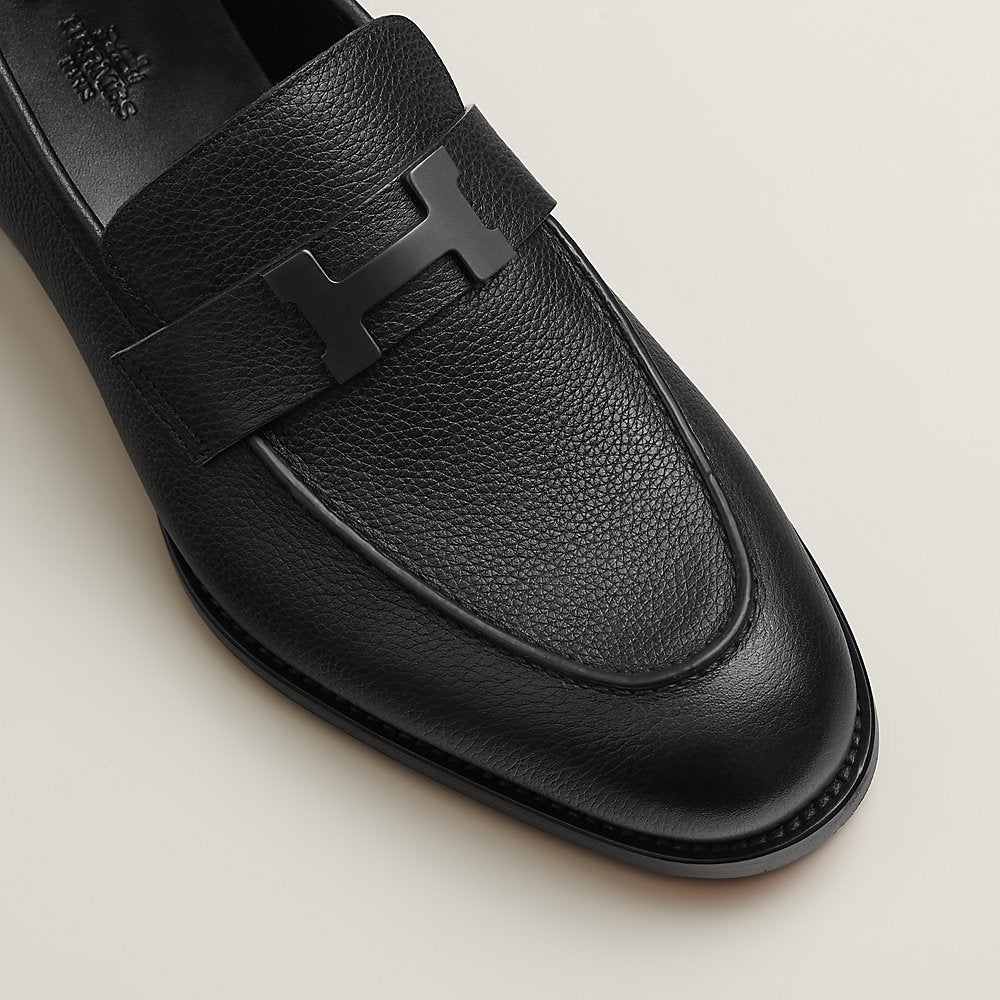 Hermes Honore loafer So Black - top