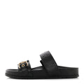 LOUIS VUITTON EMPREINTE BOM DIA MULE SANDALS BLACK
