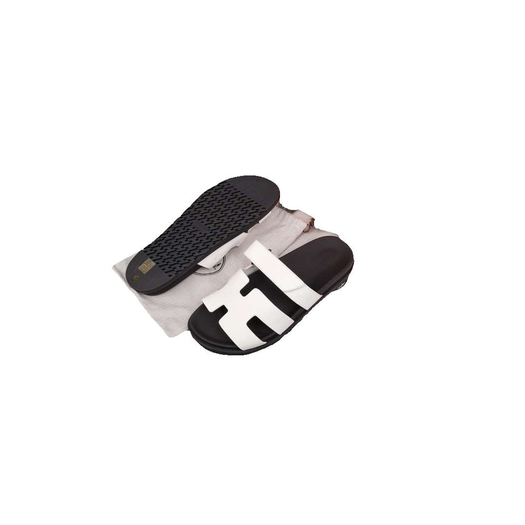 HERMÈS CHYPRE SANDAL WHITE