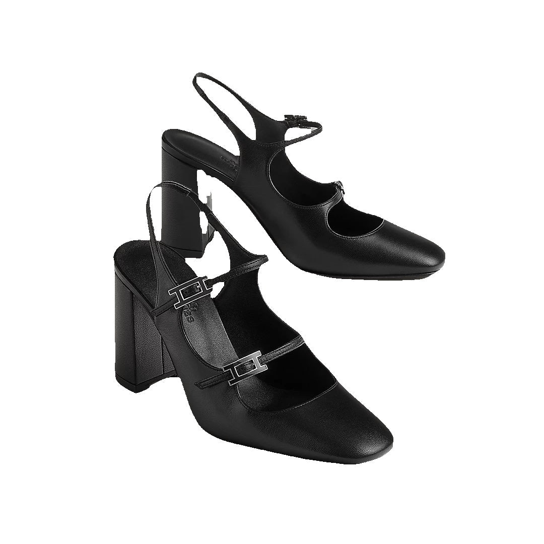 HERMÈS LOVER PUMP BLACK