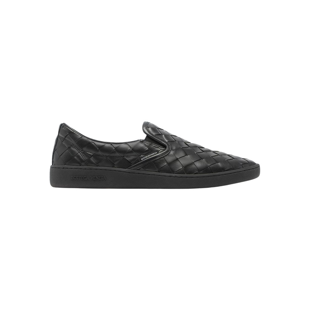 BOTTEGA VENETA KNIT SLIP-ON SNEAKER BLACK