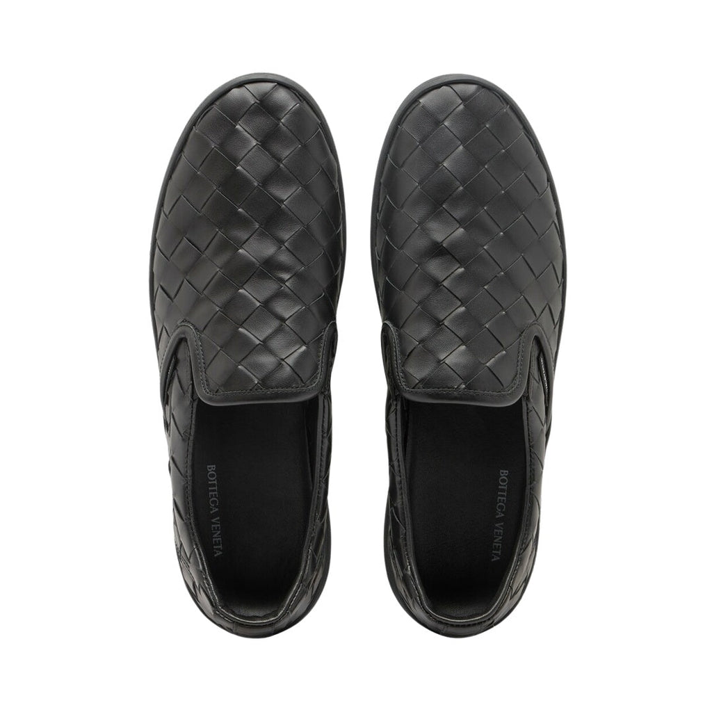 BOTTEGA VENETA KNIT SLIP-ON SNEAKER BLACK