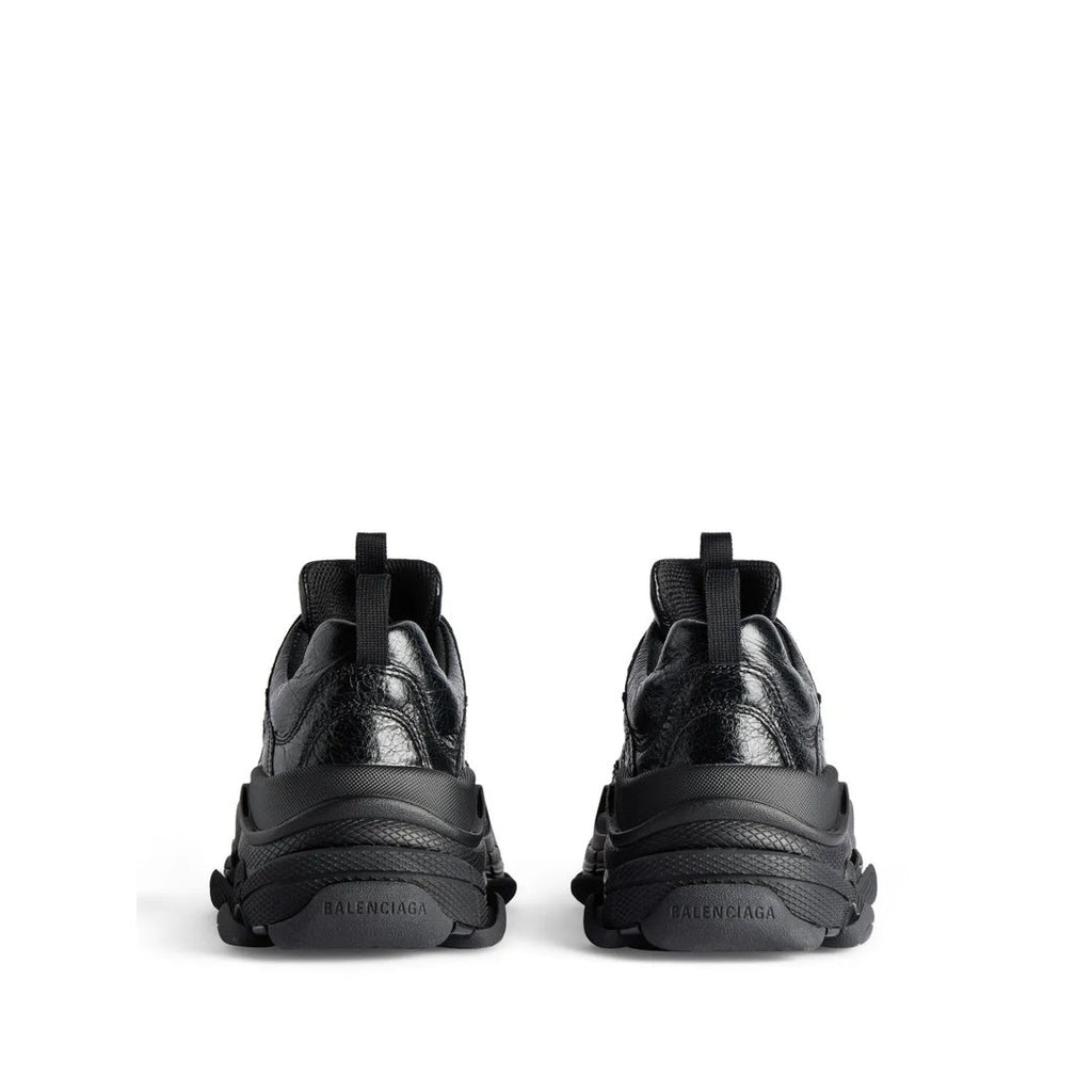 BALENCIAGA TRIPLE S. LACE-UP SNEAKERS BLACK