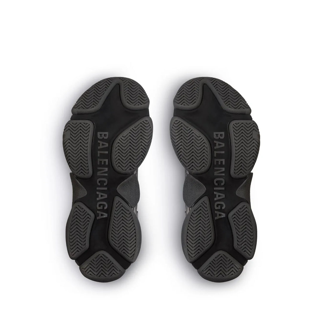 BALENCIAGA TRIPLE S SPORTS SHOES BLACK