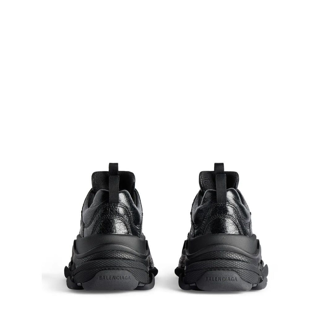 BALENCIAGA TRIPLE S SPORTS SHOES BLACK