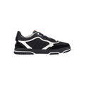 GUCCI RE-WEB SUEDE AND WEBBING-TRIMMED CANVAS AND LEATHER SNEAKERS BLACK