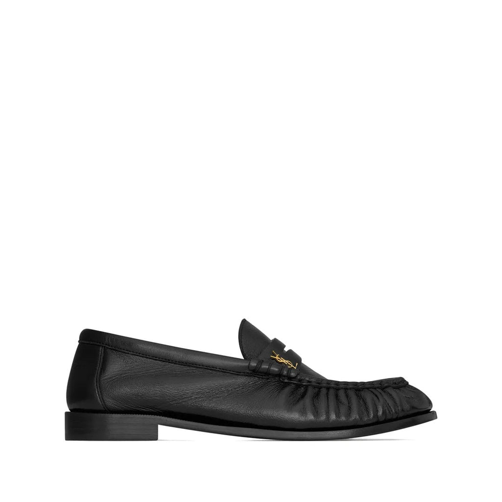 SAINT LAURENT LE LOAFER LOAFERS BLACK