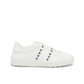 VALENTINO GARAVANI ROCKSTUD UNTITLED SNEAKER TONAL STUDS WHITE