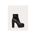 VALENTINO GARAVANI FAWCETTE PLATFORM ANKLE BOOT CALFSKIN 90MM BLACK