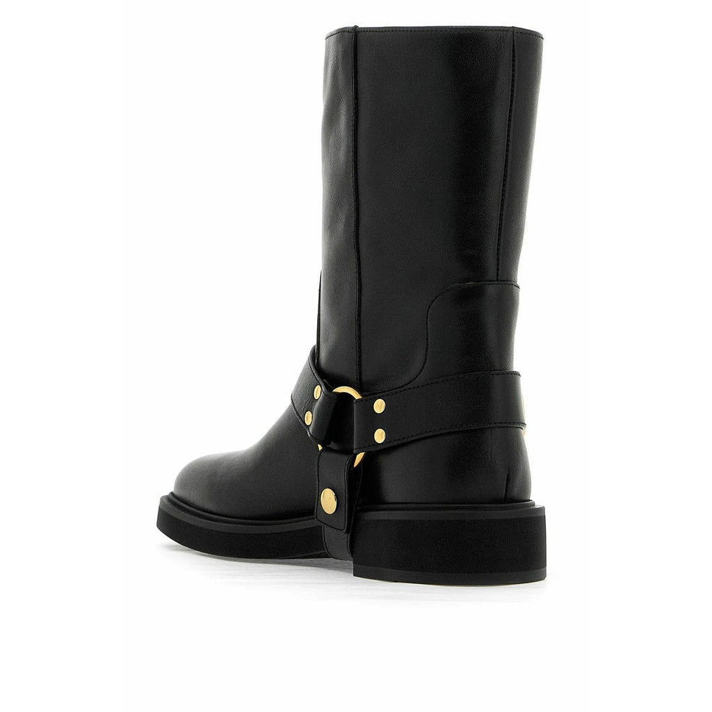 VALENTINO GARAVANI RAYONS BIKER BOOT CALFSKIN 40MM BLACK