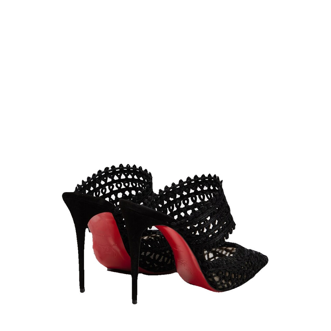 CHRISTIAN LOUBOUTIN HER IN ROMA MULE BLACK