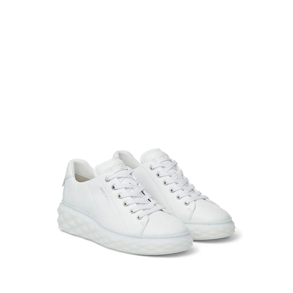 JIMMY CHOO DIAMOND LIGHT MAXI/F SNEAKERS WHITE