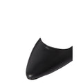MANOLO BLAHNIK POINTED TOE FLATS GREY