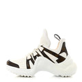 LOUIS VUITTON PATENT MONOGRAM LV ARCHLIGHT SNEAKER WHITE