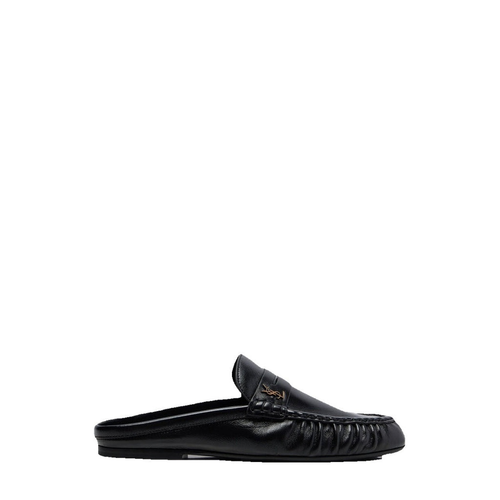 SAINT LAURENT RENEE MULES BLACK