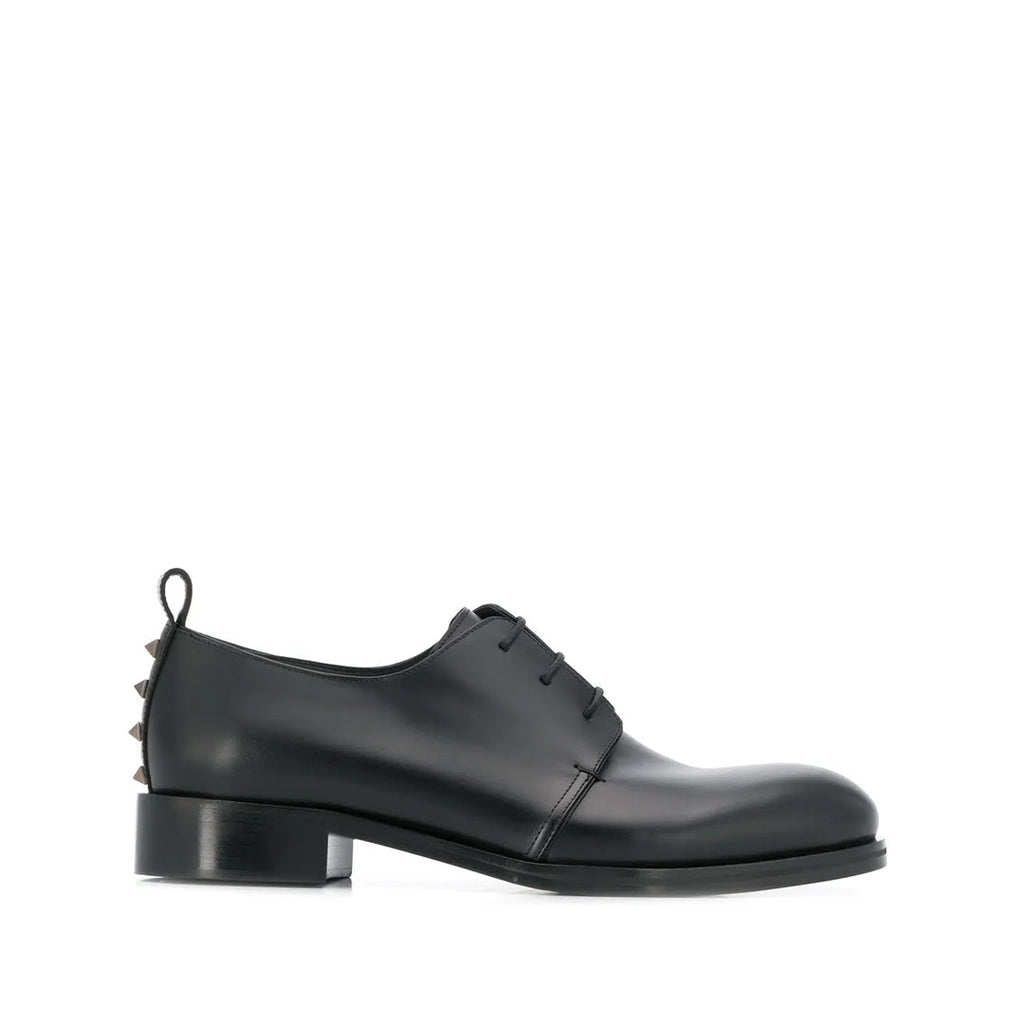 VALENTINO GARAVANI ROCKSTUD COURT SHOES BLACK