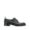 VALENTINO GARAVANI ROCKSTUD COURT SHOES BLACK