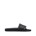 VALENTINO GARAVANI ROCKSTUD SLIDE SANDAL EBONY BLACK