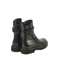 VALENTINO GARAVANI ROCKSTUD BIKER ANKLE BOOT BLACK