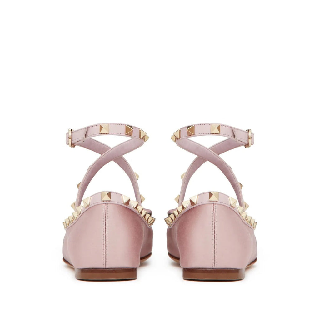VALENTINO GARAVANI ONDETTE RUBBER BALLERINA PINK
