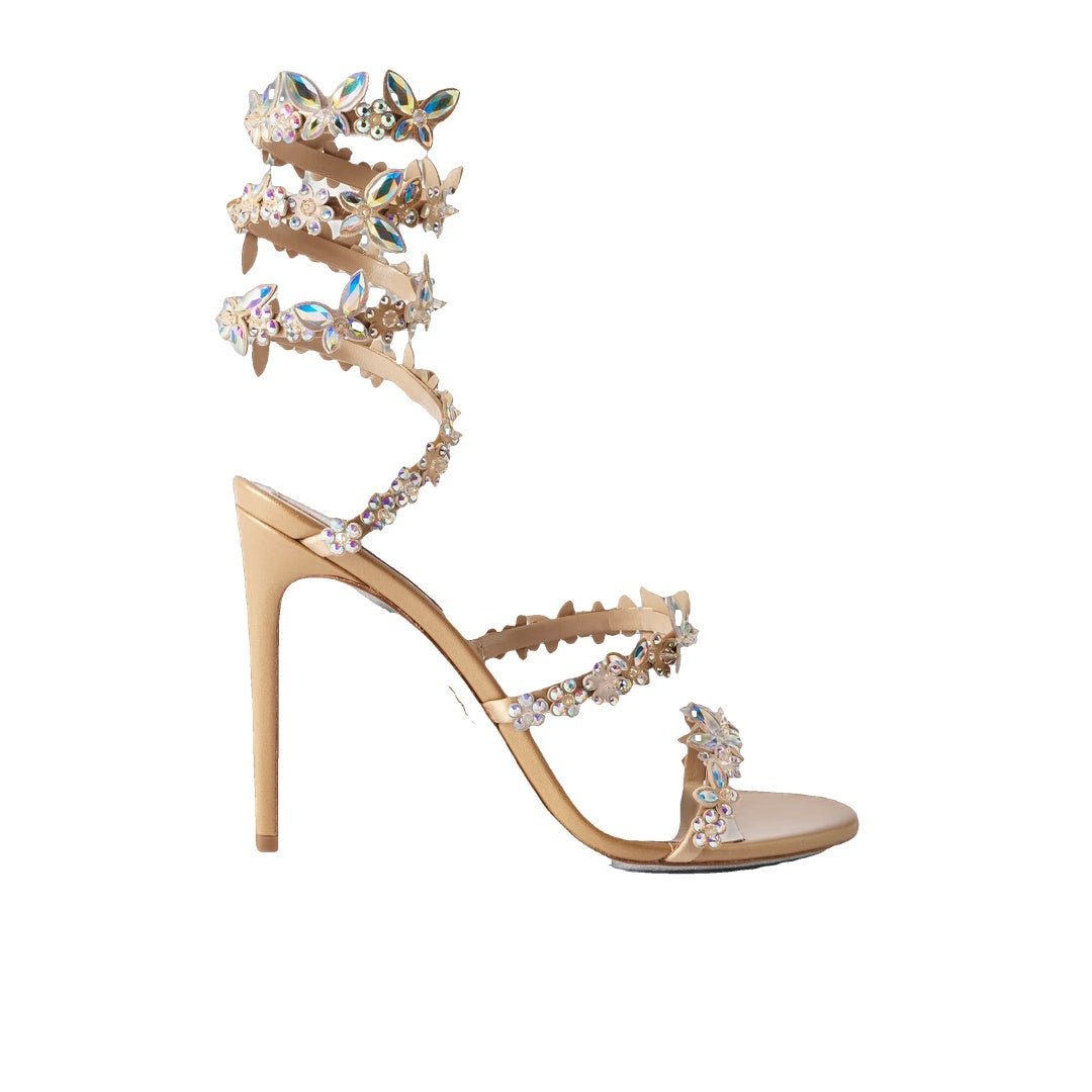 RENÉ CAOVILLA EDEN NUDE SANDAL NUDE